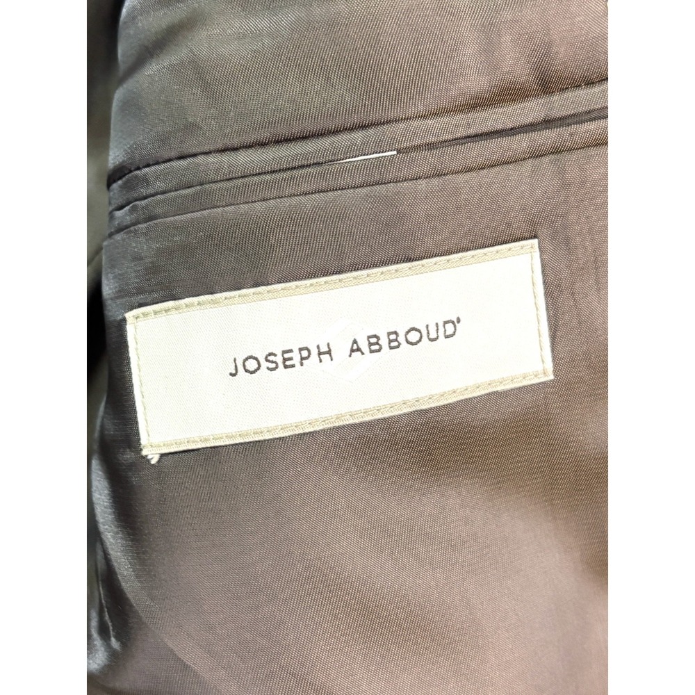 Joseph Abboud 40S 32x28 2pc Pant Suit Gray 100% Wool All Season Two Button - Picture 5 of 16